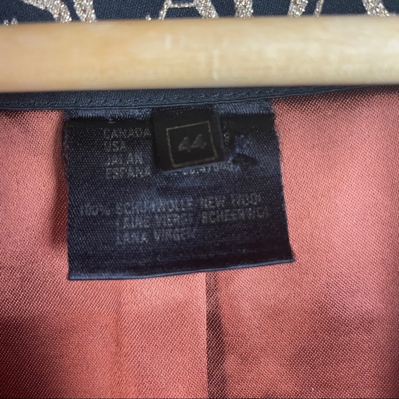 Escada Red and Black Checkered Blazer - Picture 4 of 6